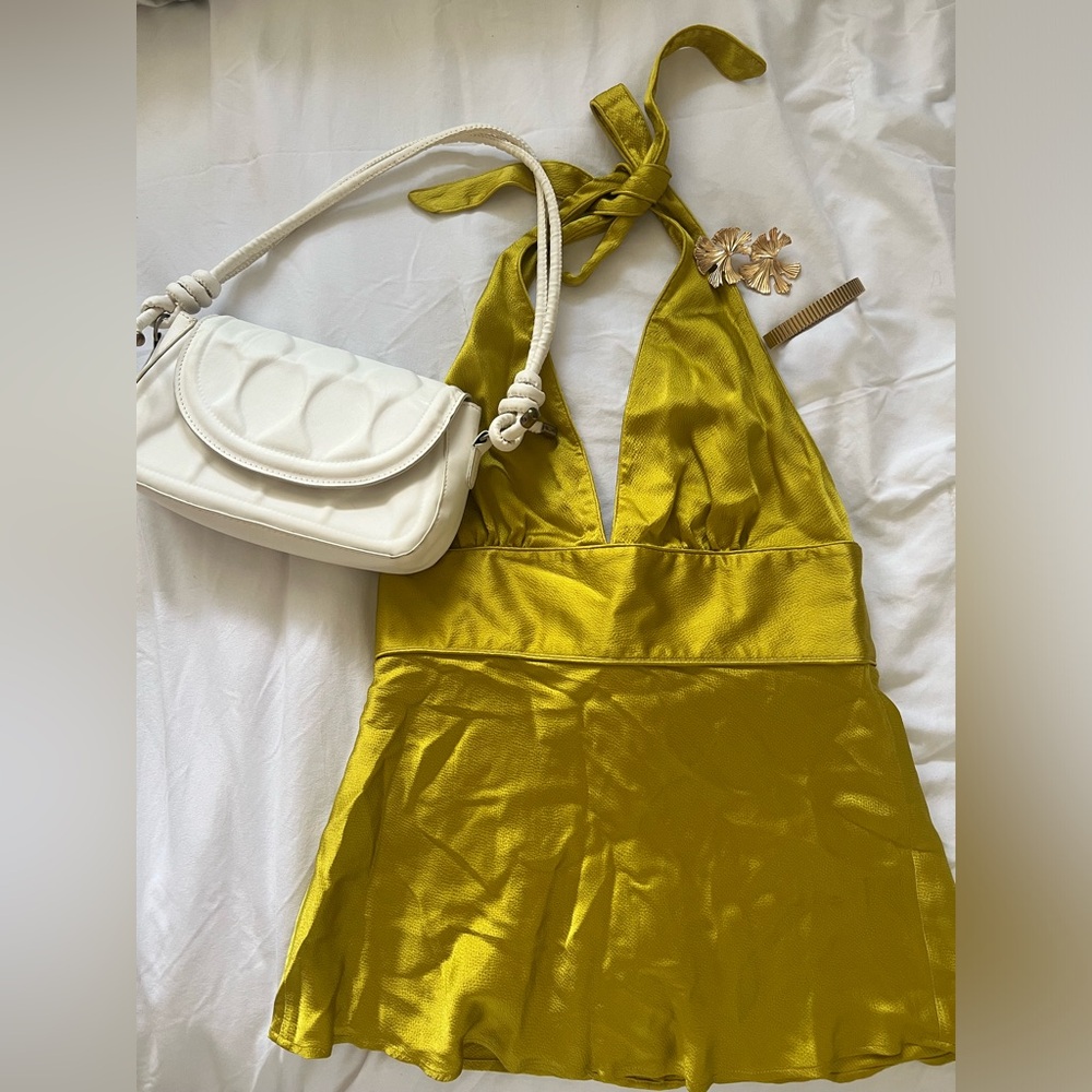 J.crew halter silk top